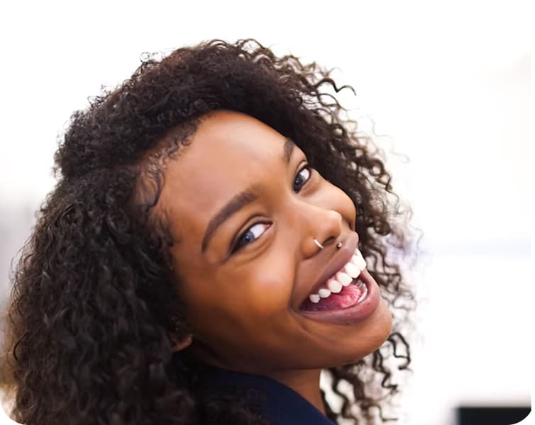 Smiling woman